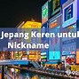 Nama Jepang Keren